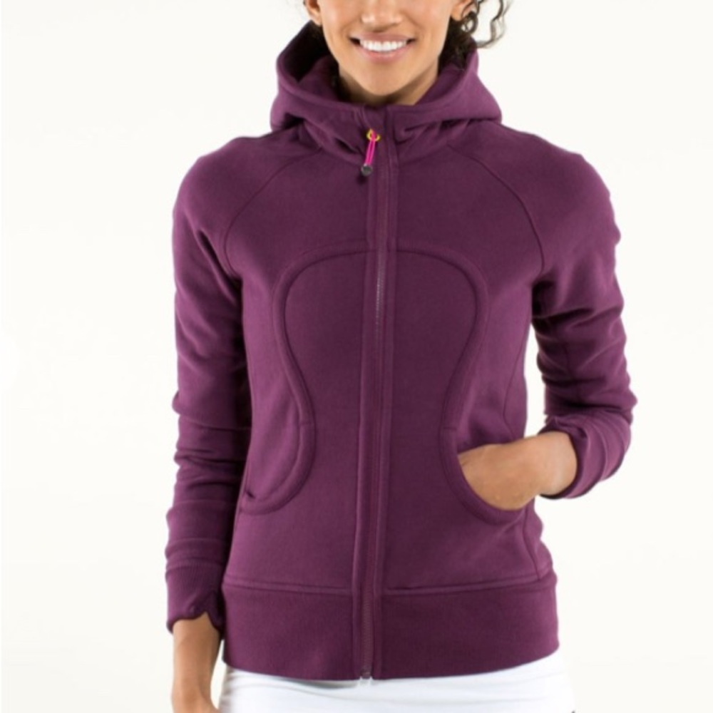 Lululemon Scuba Hoodie *Stretch (Lined Hood) Plum sz 6